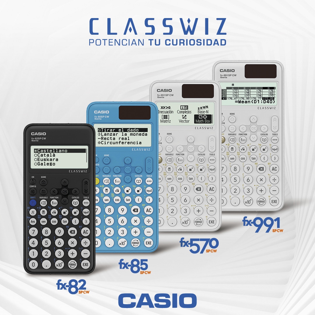 Conoce Las Nuevas Calculadoras Classwiz Casio Educación España 0483